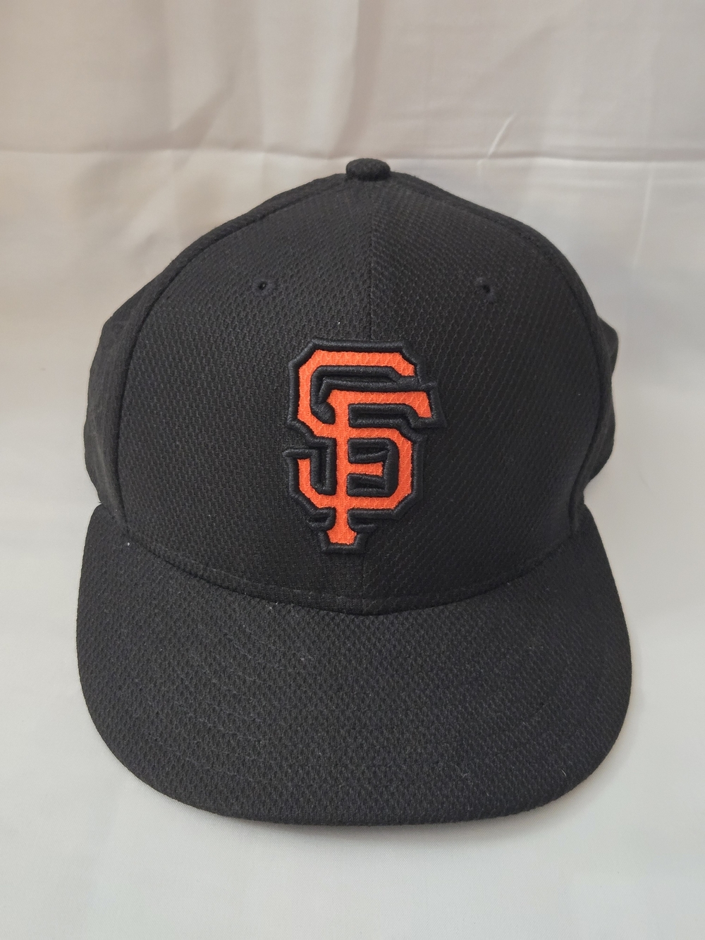 New Era San Francisco Giants 59FIFTY Fitted Hat Black Orange Size 7 1/8 MLB